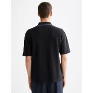 Picture of SCOTCH&SODA MEN'S STRUCTURED RELAXED FIT POLO IN DARK GREY 5