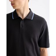 Picture of SCOTCH&SODA MEN'S STRUCTURED RELAXED FIT POLO IN DARK GREY 6