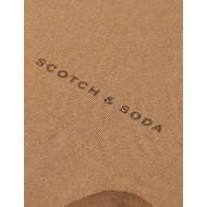 Picture of SCOTCH&SODA MEN'S LOOSE FIT OVERDYED AW T-SHIRT IN MEDIUM BEIGE 3