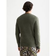 Picture of SCOTCH&SODA MEN'S SOFT KNIT REGULAR FIT CREW NECK IN DARK GREEN 5