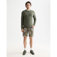 Picture of SCOTCH&SODA MEN'S SOFT KNIT REGULAR FIT CREW NECK IN DARK GREEN 6