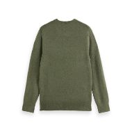 Picture of SCOTCH&SODA MEN'S SOFT KNIT REGULAR FIT CREW NECK IN DARK GREEN 2
