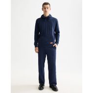 Picture of SCOTCH&SODA MEN'S JACQUARD TERRY HOODIE IN NAVY 7