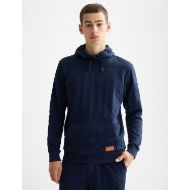 Picture of SCOTCH&SODA MEN'S JACQUARD TERRY HOODIE IN NAVY 4