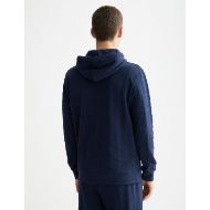 Picture of SCOTCH&SODA MEN'S JACQUARD TERRY HOODIE IN NAVY 5