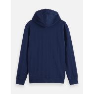 Picture of SCOTCH&SODA MEN'S JACQUARD TERRY HOODIE IN NAVY 2