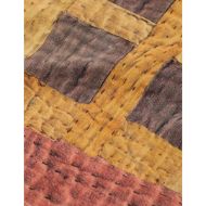 Picture of SCOTCH&SODA MEN'S PRINTED PATCHWORK COTTON-POPLIN LOOSE FIT BERMUDA IN MEDIUM BROWN 3