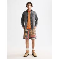 Picture of SCOTCH&SODA MEN'S WASHED 1 POCKET BLACK DENIM SHIRT IN BLACK 8