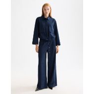 Снимка на SCOTCH&SODA WOMEN'S UTILITY SHIRT IN SKY CAPTAIN 7