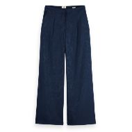 Снимка на SCOTCH&SODA WOMEN'S ELENI - HIGH RISE WIDE LEG PYJAMA PANTS IN SKY CAPTAIN 1