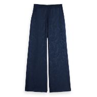 Снимка на SCOTCH&SODA WOMEN'S ELENI - HIGH RISE WIDE LEG PYJAMA PANTS IN SKY CAPTAIN 2
