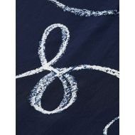 Снимка на SCOTCH&SODA WOMEN'S MIDI WRAP DRESS WITH KEY HOLE IN RIBBON NAVY AOP 3