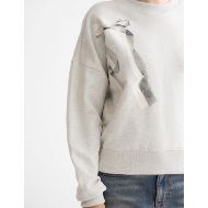 Снимка на SCOTCH&SODA WOMEN'S CHEST ARTWORK RELAXED SWEATSHIRT IN LIGHT GREY MELANGE 6