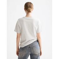 Снимка на SCOTCH&SODA WOMEN'S ARTWORK REGULAR FIT T-SHIRT IN LIGHT GREY MELANGE 5