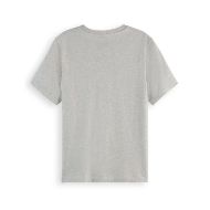 Снимка на SCOTCH&SODA WOMEN'S ARTWORK REGULAR FIT T-SHIRT IN LIGHT GREY MELANGE 2