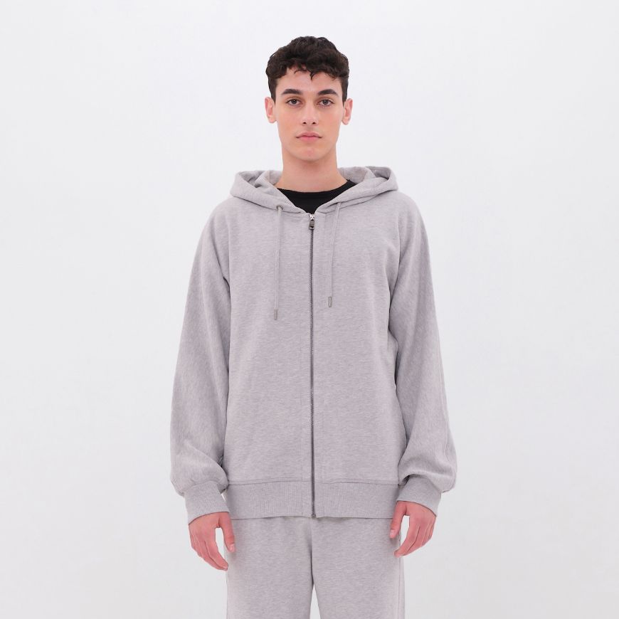 Снимка на DIRTY LAUNDRY МЪЖКИ СУИТШЪРТ FULLZIP WITH SEAMING В СИВО