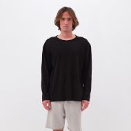 Снимка на DIRTY LAUNDRY МЪЖКА БЛУЗА OVERSIZED LONGSLEEVE WITH RAW EDGES В ЧЕРНО 1