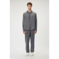 Picture of DIRTY LAUNDRY MEN'S TENCEL LINEN SHIRT IN VINTAGE GREY 4
