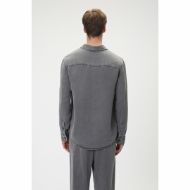 Picture of DIRTY LAUNDRY MEN'S TENCEL LINEN SHIRT IN VINTAGE GREY 3
