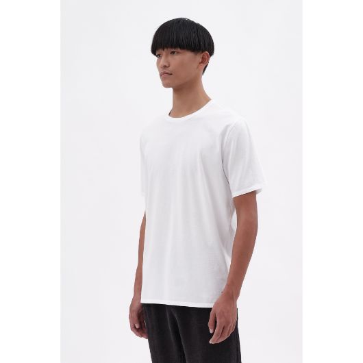 Показвай детайлите за DIRTY LAUNDRY МЪЖКА БЛУЗА REGULAR FIT T-SHIRT В БЯЛО 2 - FanPoint Снимка на DIRTY LAUNDRY МЪЖКА БЛУЗА REGULAR FIT T-SHIRT В БЯЛО 2