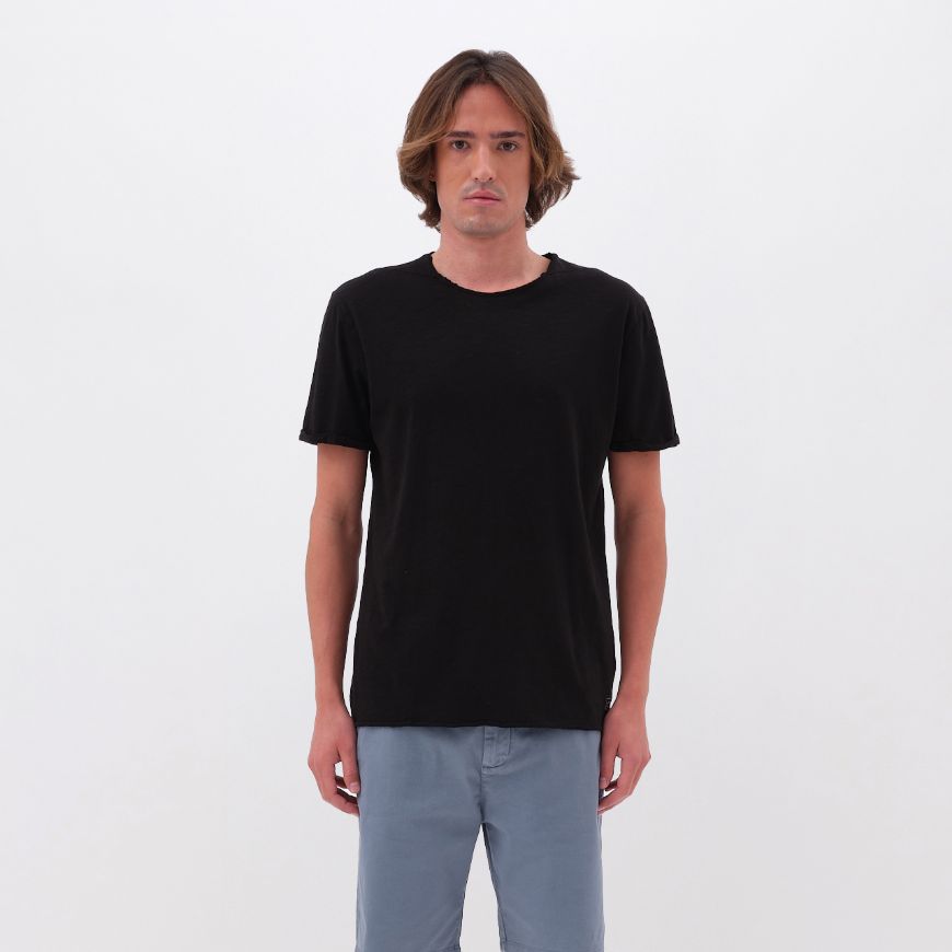 Снимка на DIRTY LAUNDRY МЪЖКА БЛУЗА THE ROUNDNECK DETAILED T-SHIRT В ЧЕРНО