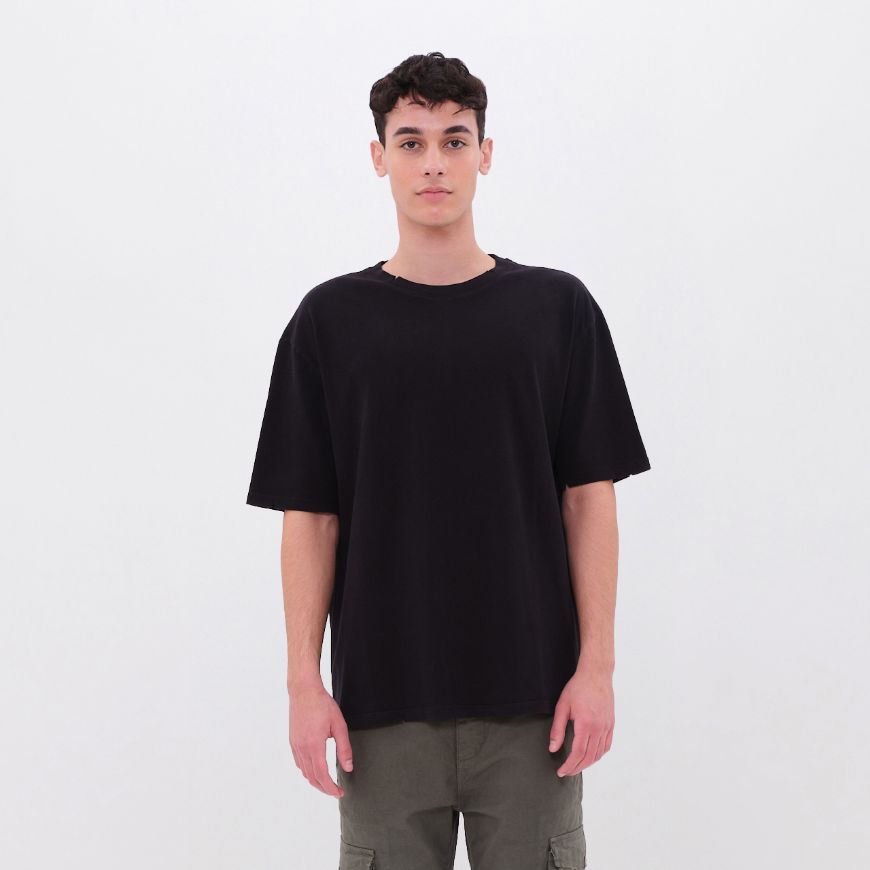 Снимка на DIRTY LAUNDRY МЪЖКА БЛУЗА OVERSIZED HEAVY JERSEY T-SHIRT В ЧЕРНО