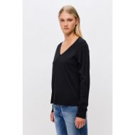 Снимка на DIRTY LAUNDRY ДАМСКА БЛУЗА V-NECK LONGSLEEVE В ЧЕРНО 2