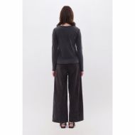 Снимка на DIRTY LAUNDRY ДАМСКА БЛУЗА SLIMFIT LONGSLEEVE WITH REVERSE SEAMS В ЧЕРНО 3