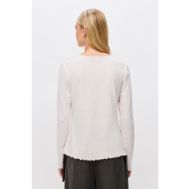 Снимка на DIRTY LAUNDRY ДАМСКА БЛУЗА SLIMFIT LONGSLEEVE WITH REVERSE SEAMS В БЯЛО 3