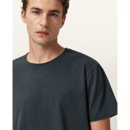 Picture of ALLSAINTS MEN'S BODEGA SHORT SLEEVE CREW T-SHIRT IN SUNIL BLUE 3