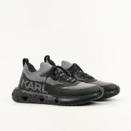 Picture of KARL LAGERFELD MEN'S K/KITE RUN KNIT SOCK LO IN GREY & BLACK 2
