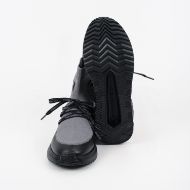 Picture of KARL LAGERFELD MEN'S K/KITE RUN HI SOCK BOOT IN DK GREY KNIT TEXTILE W/BLACK 5