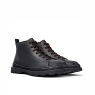 Picture of CAMPER MEN'S BRUTUS LEATHER ANKLE BOOTS IN BLACK 2