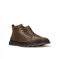 Picture of CAMPER MEN'S BRUTUS LEATHER ANKLE BOOTS IN BROWN 2