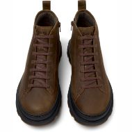 Picture of CAMPER MEN'S BRUTUS LEATHER ANKLE BOOTS IN BROWN 3