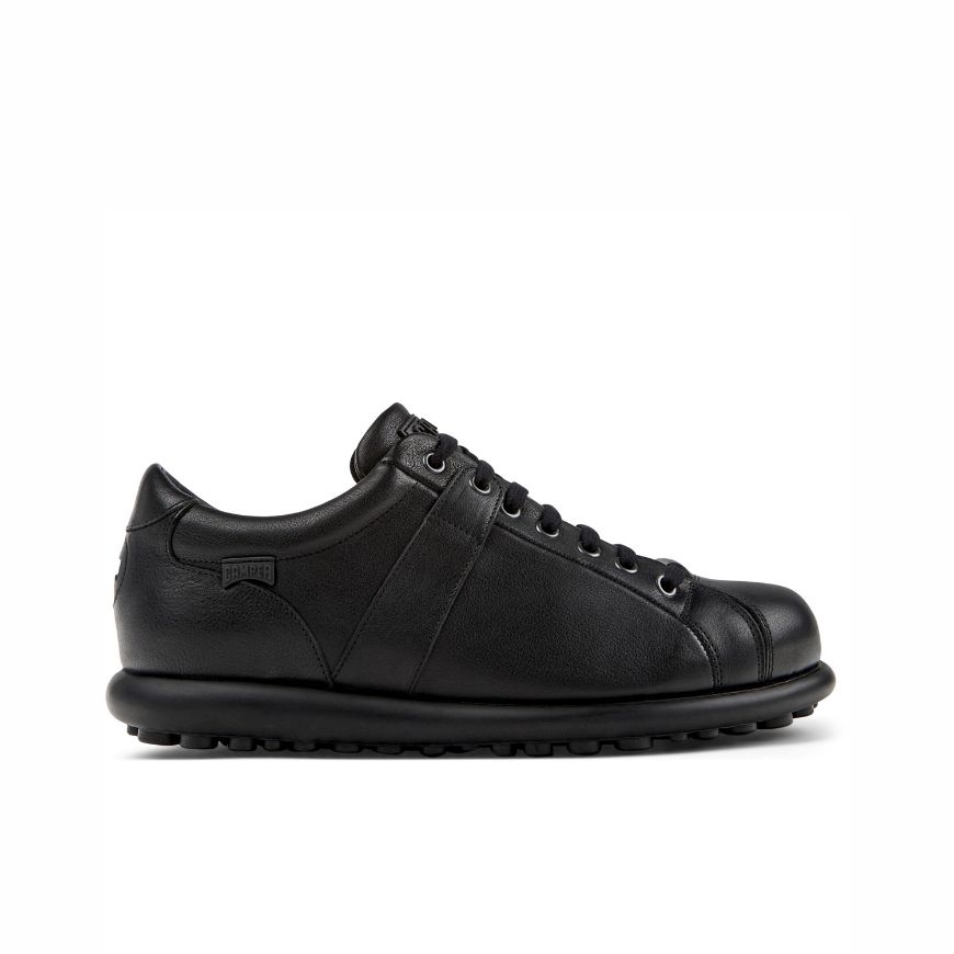 Picture of CAMPER MEN'S PELOTAS ARIEL LEATHER SHOES IN BLACK