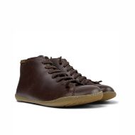Picture of CAMPER MEN'S PEU CAMI LEATHER ANKLE BOOTS IN BROWN 2