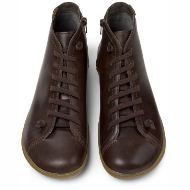 Picture of CAMPER MEN'S PEU CAMI LEATHER ANKLE BOOTS IN BROWN 3