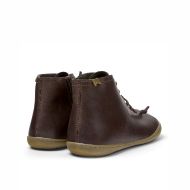 Picture of CAMPER MEN'S PEU CAMI LEATHER ANKLE BOOTS IN BROWN 4