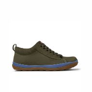 Picture of CAMPER MEN'S PEU PISTA GM LEATHER ANKLE BOOTS IN DARK GREEN 1