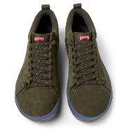 Picture of CAMPER MEN'S PEU PISTA GM LEATHER ANKLE BOOTS IN DARK GREEN 3