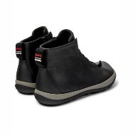 Picture of CAMPER MEN'S PEU PISTA GM HIGH ANKLE LEATHER BOOTS IN BLACK 4