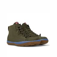 Picture of CAMPER MEN'S PEU PISTA GM HIGH ANKLE LEATHER BOOTS IN DARK GREEN 2