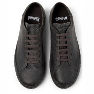 Picture of CAMPER MEN'S PEU TERRENO LEATHER SNEAKERS IN DARK GREY 3