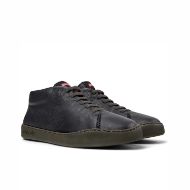 Picture of CAMPER MEN'S PEU TOURING LEATHER SNEAKERS IN BLACK 2