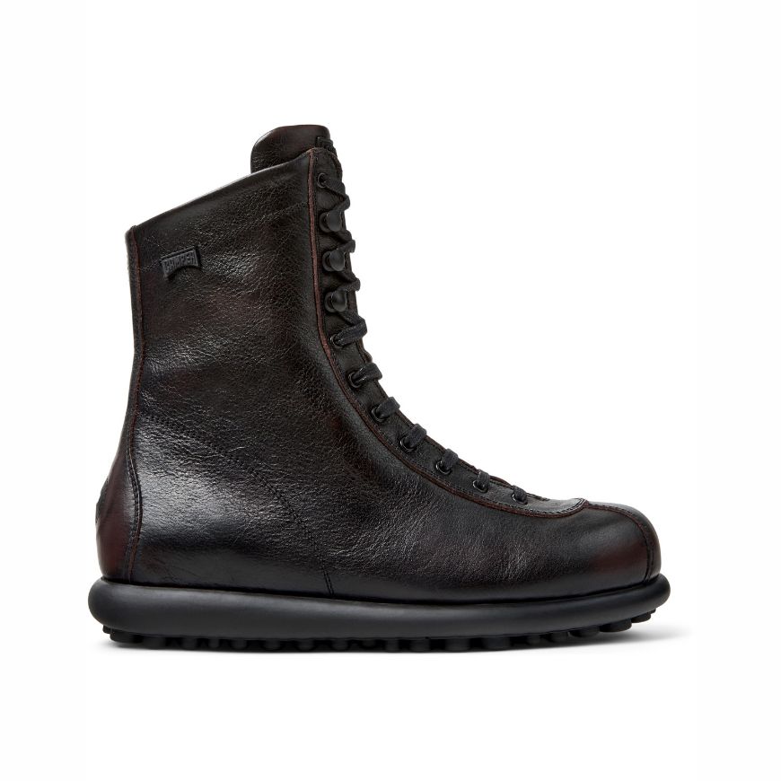 Picture of CAMPER WOMEN'S PELOTAS ARIEL LEATHER MID BOOTS IN MULTICOLOR