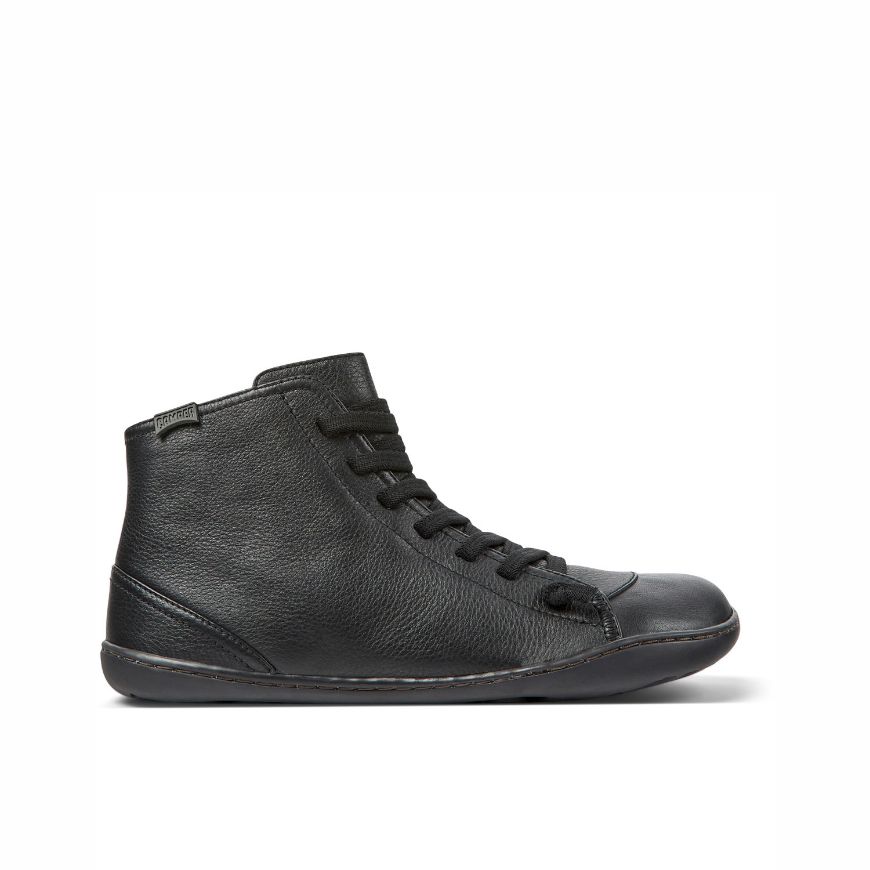 Picture of CAMPER WOMEN'S PEU CAMI MID LEATHER BOOTS IN BLACK