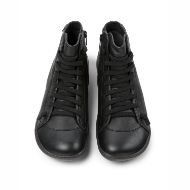 Picture of CAMPER WOMEN'S PEU CAMI MID LEATHER BOOTS IN BLACK 3