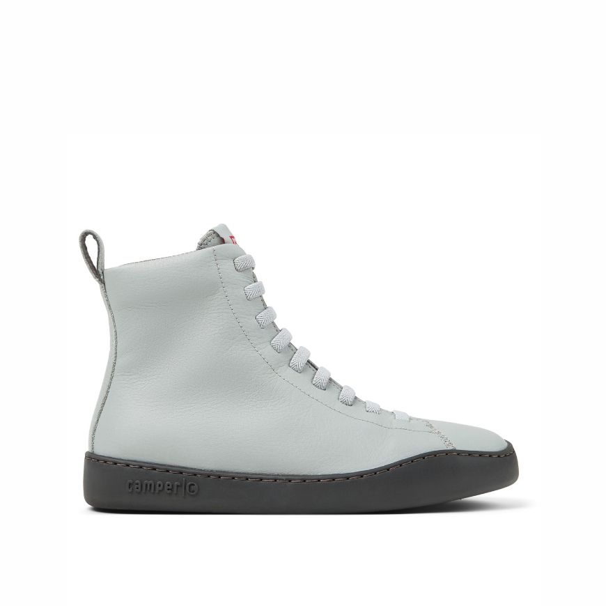 Picture of CAMPER WOMEN'S PEU TOURING LEATHER MID BOOTS IN GREY