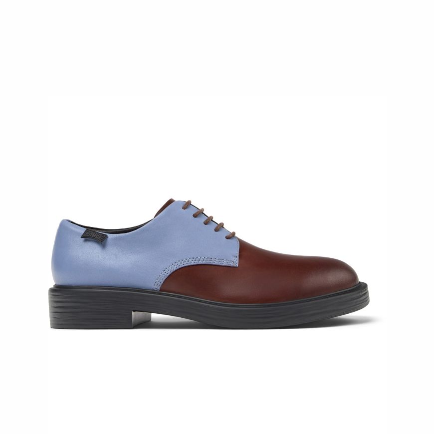 Picture of CAMPER MEN'S TWINS LEATHER LOW SHOES IN MULTICOLOR